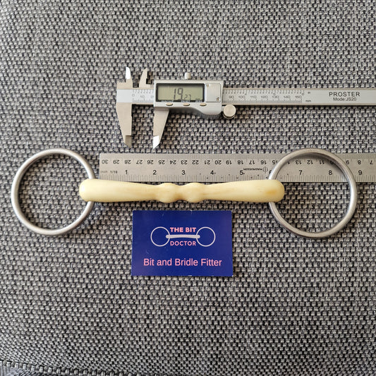 5.75" Flexi Mullen Loose Ring Snaffle bit B853
