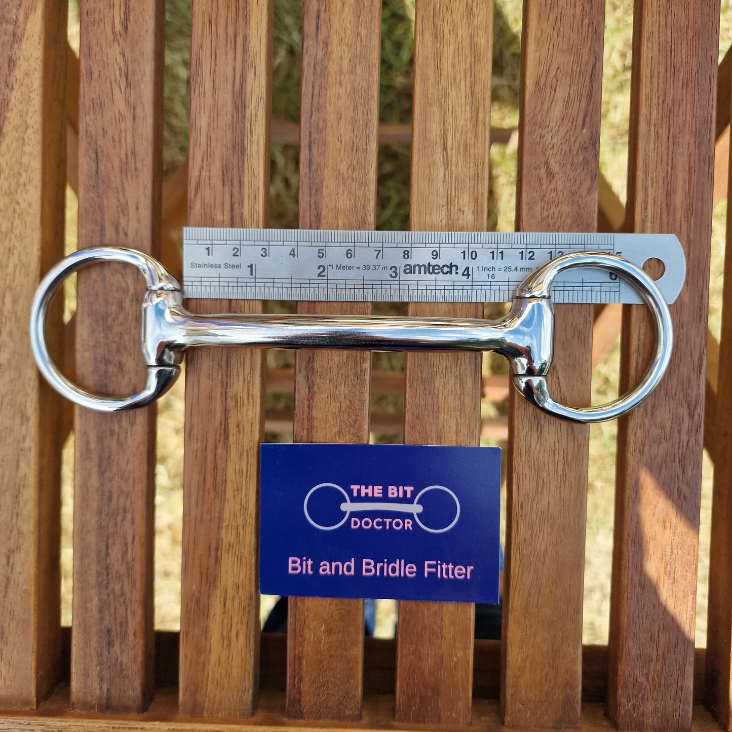 4.5" custom fylde? Abbey? Eggbutt mullen snaffle bit B126