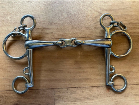 4.5" french link pelham bit B128
