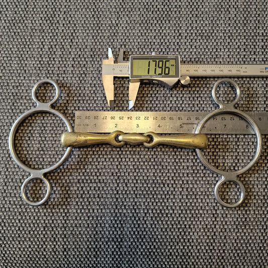 5.5" 2-ring Universal Gag copper Lozenge bit B720