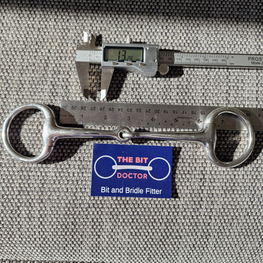 6" eggbutt jointed bradoon snaffle Bit B1290