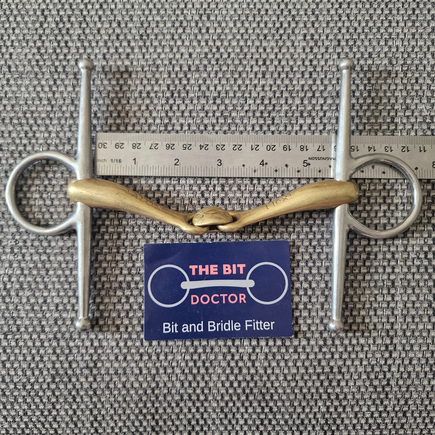 Medium 5" 5.25" 5.5" neue schule turtle tactio full cheek snaffle Bit B1759