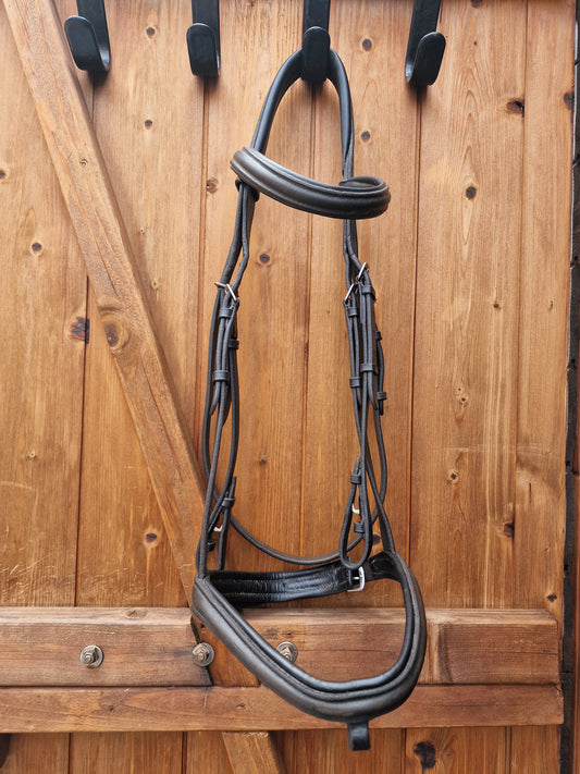 Extra full black flash Bridle A49
