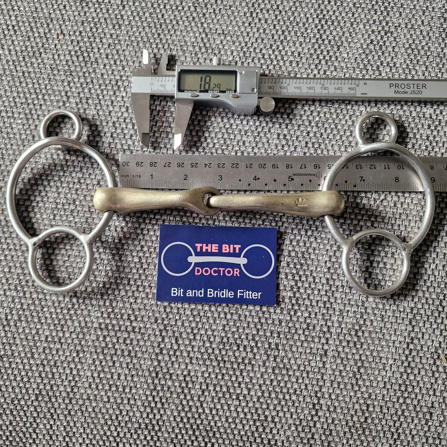 5.75" sprenger kk jointed demi anky style universal gag Bit B991