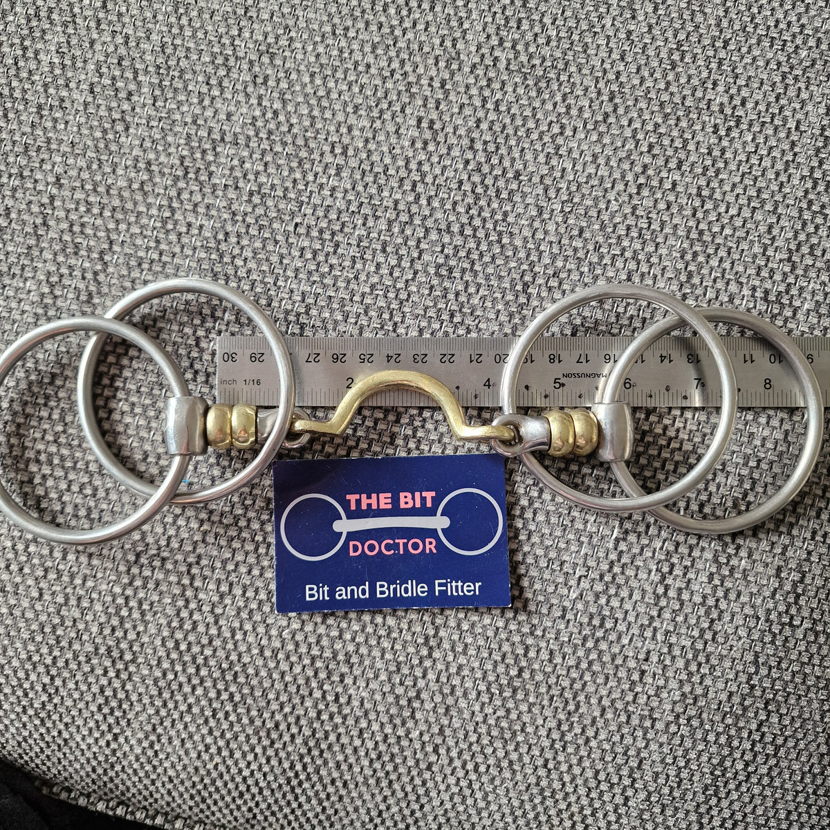 5.25" Jump'in Copper roller segundo port wilson snaffle bit B275