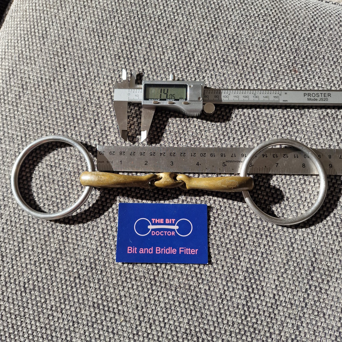 5.5" sprenger RS dynamic lozenge loose ring snaffle Bit B1456