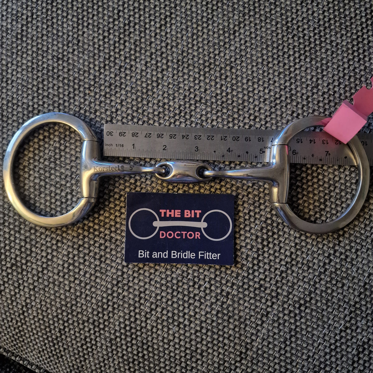 5" new JP Curve Korsteel lozenge eggbutt Snaffle bit B412