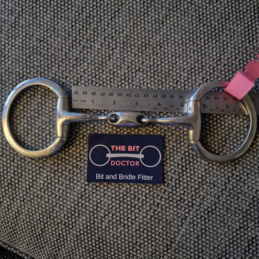 5" new JP Curve Korsteel lozenge eggbutt Snaffle bit B412