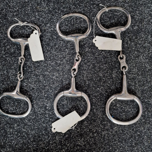 Clearance New rotary French Link eggbutt snaffle bit