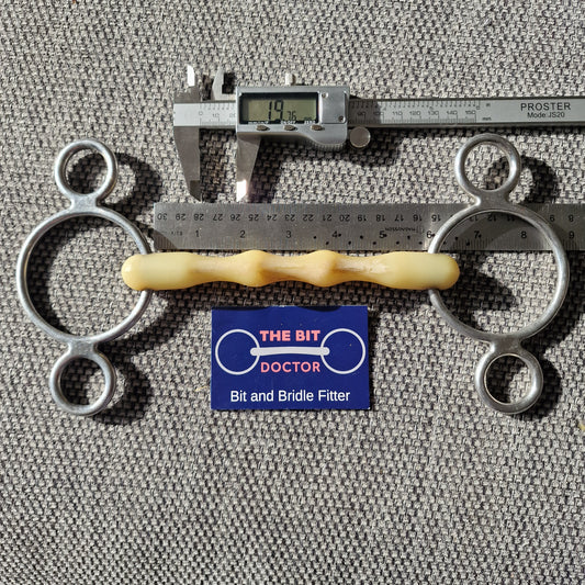 5.75" happy mouth mullen 2-ring universal gag bit B872