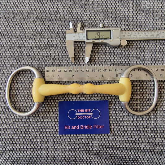 5" flexi mullen eggbutt snaffle bit B217