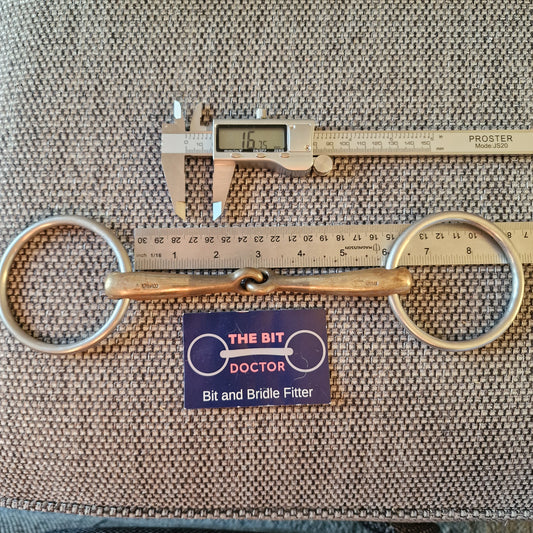 5.75" sprenger turnado jointed Loose Ring Snaffle bit B422