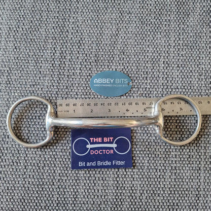 5.25" new abbey custom informed designs symmetry mullen eggbutt snaffle bit B258
