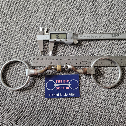 5.75" 145mm bomber mchardy Loose Ring snaffle bit B534