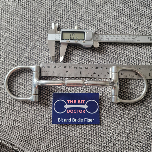 5" horsemanship saddery HP relief mullen barrel d-ring snaffle bit B392