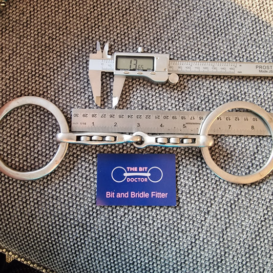 5.5" loose ring magennis snaffle Bit B1352