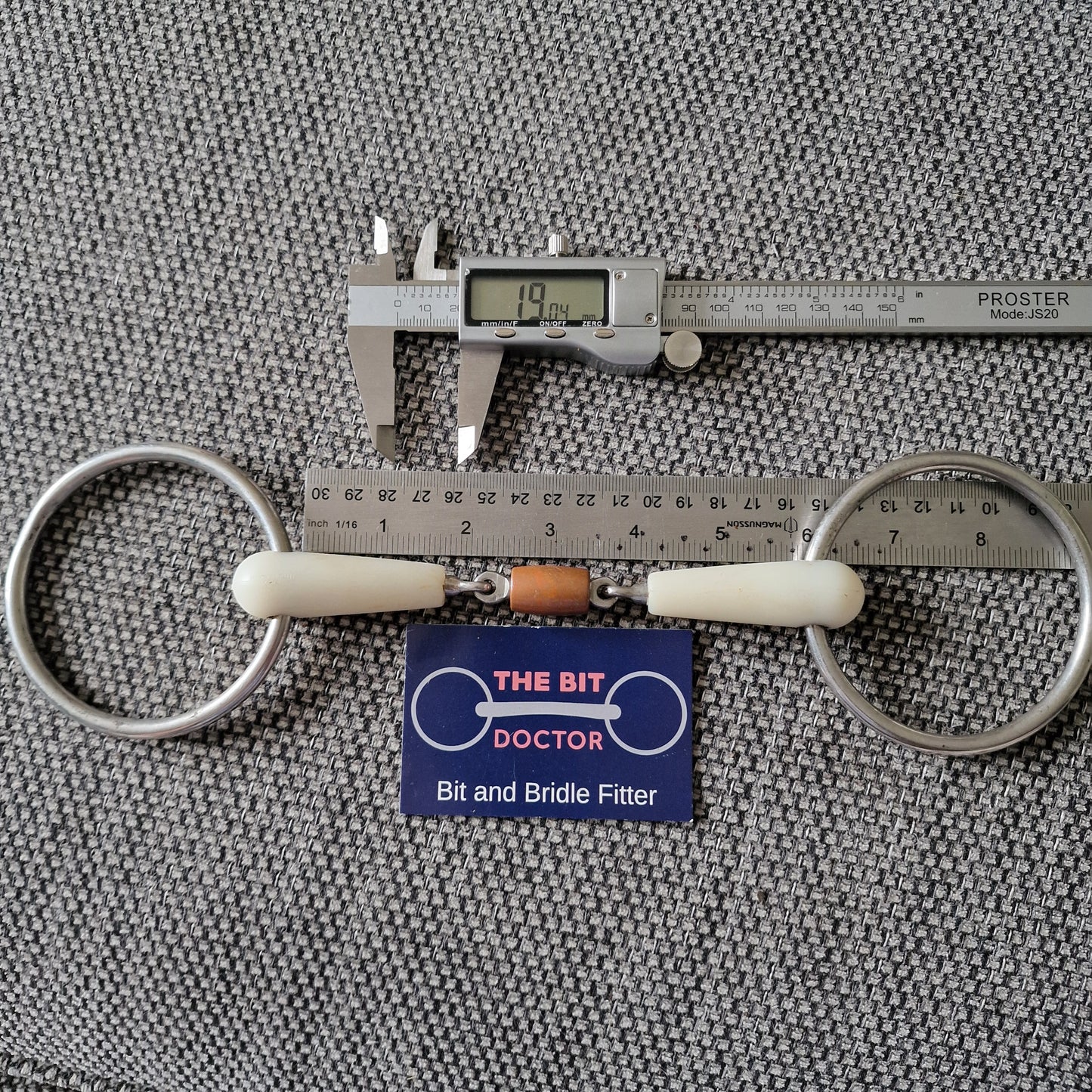 5.75" happy mouth copper roller lozenge loose ring  Bit B1467