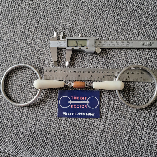 5.75" happy mouth copper roller lozenge loose ring  Bit B1467