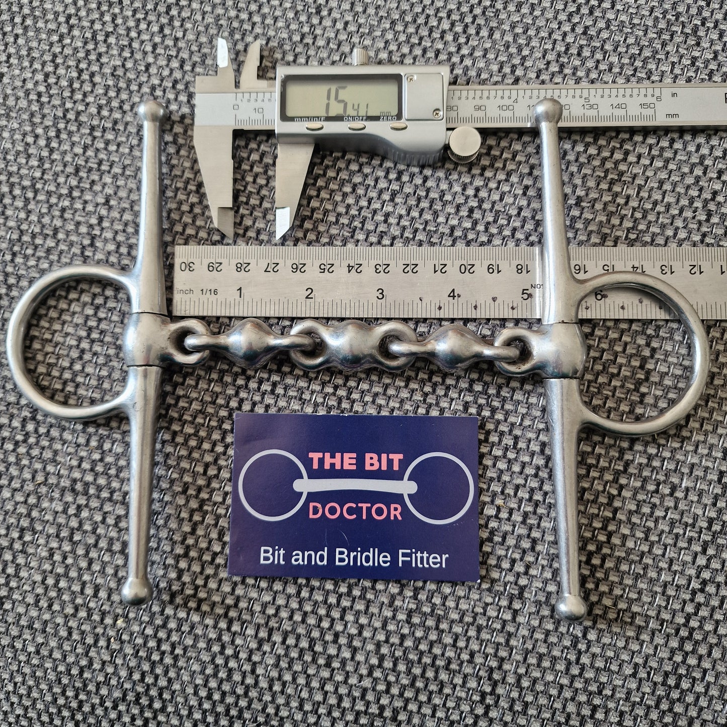 5" full cheek waterford snaffle Bit B1463