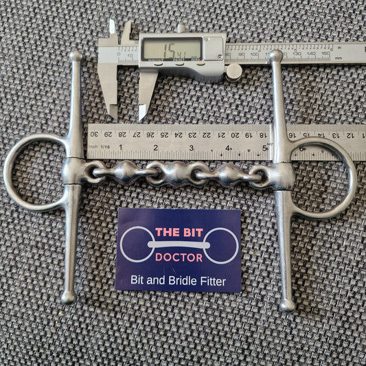 5" full cheek waterford snaffle Bit B1463
