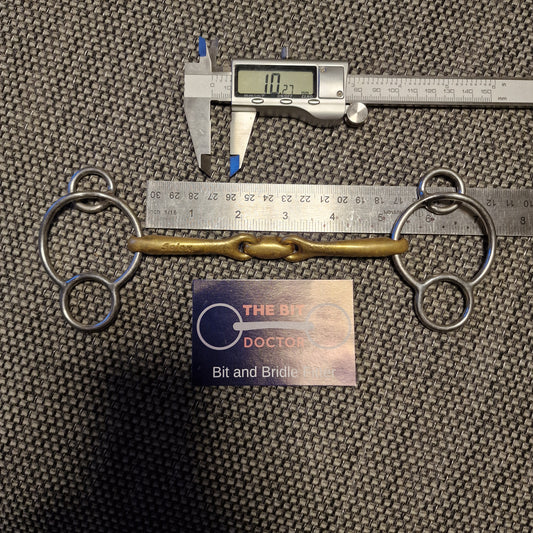 5" neue schule pony performance tranz angle lozenge universal gag Bit B1469