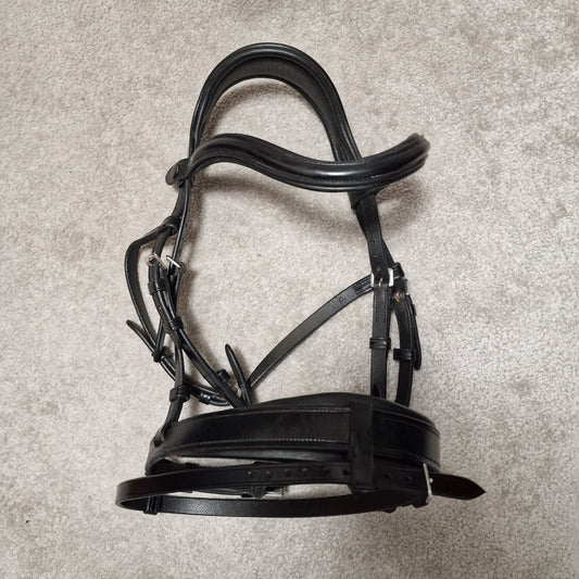 Pony black horsemanship saddlery bridle A3