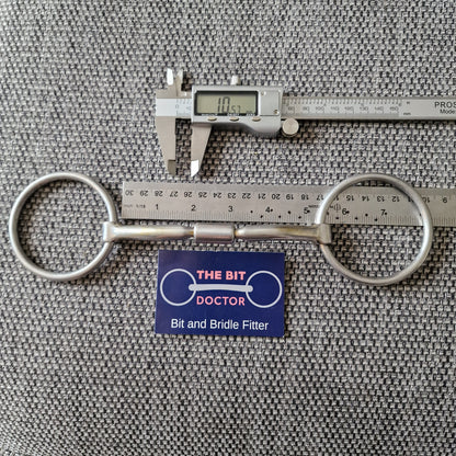 5" expert bits comfy mullen barrel loose ring snaffle bit B512