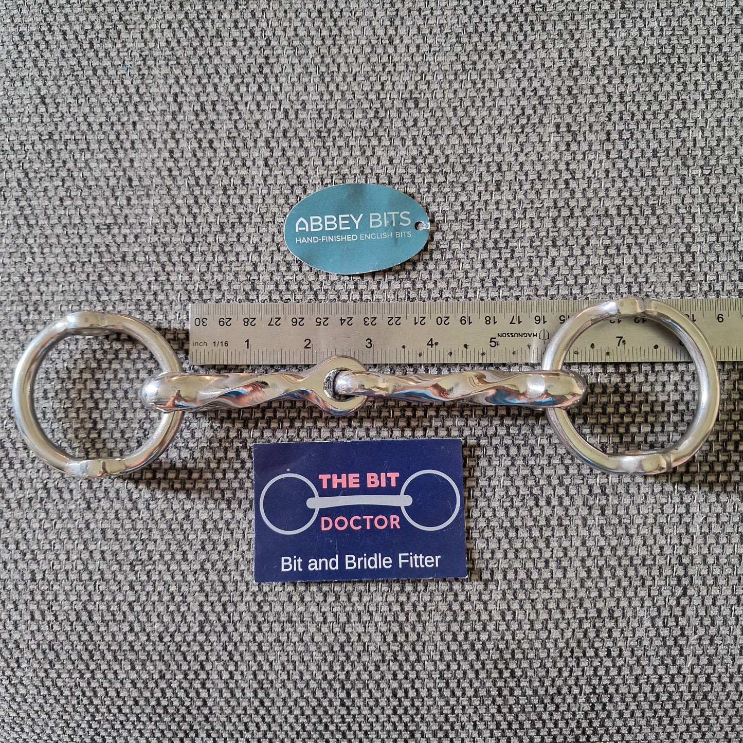 5.5" new abbey custom twisted small banding gag Bit B1378