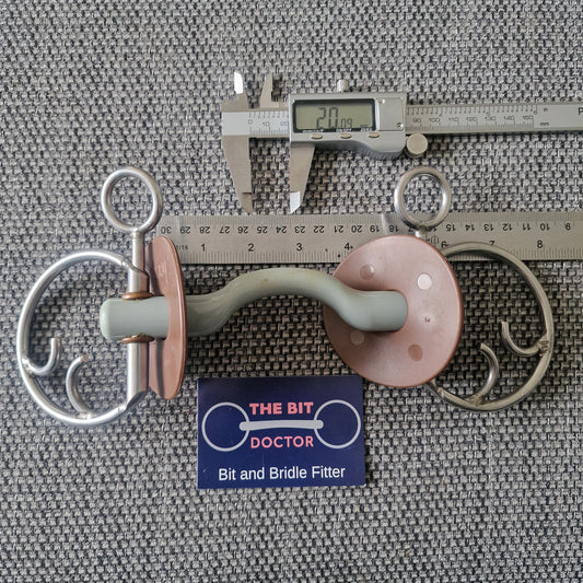 5" Beris port hard kimblewick Bit B1639