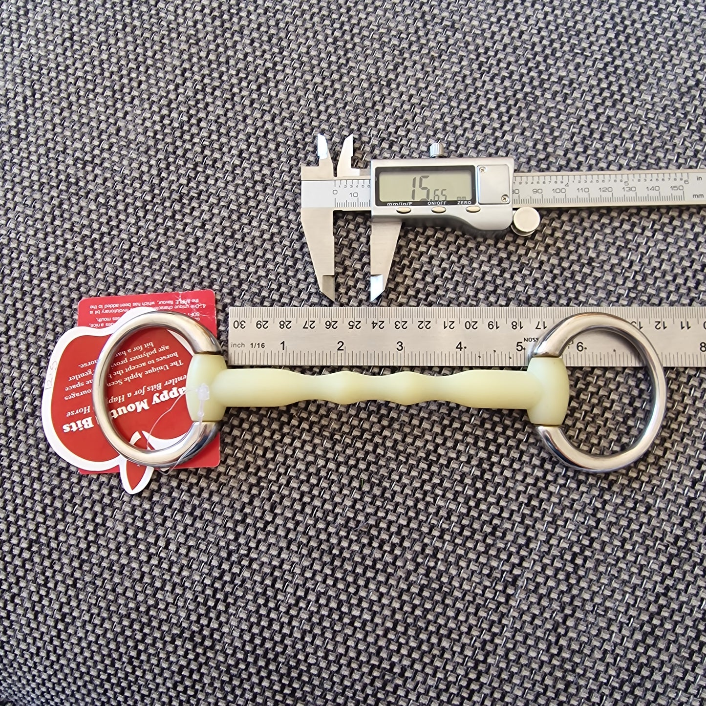 5" happy mouth mullen eggbutt bradoon snaffle Bit B1440