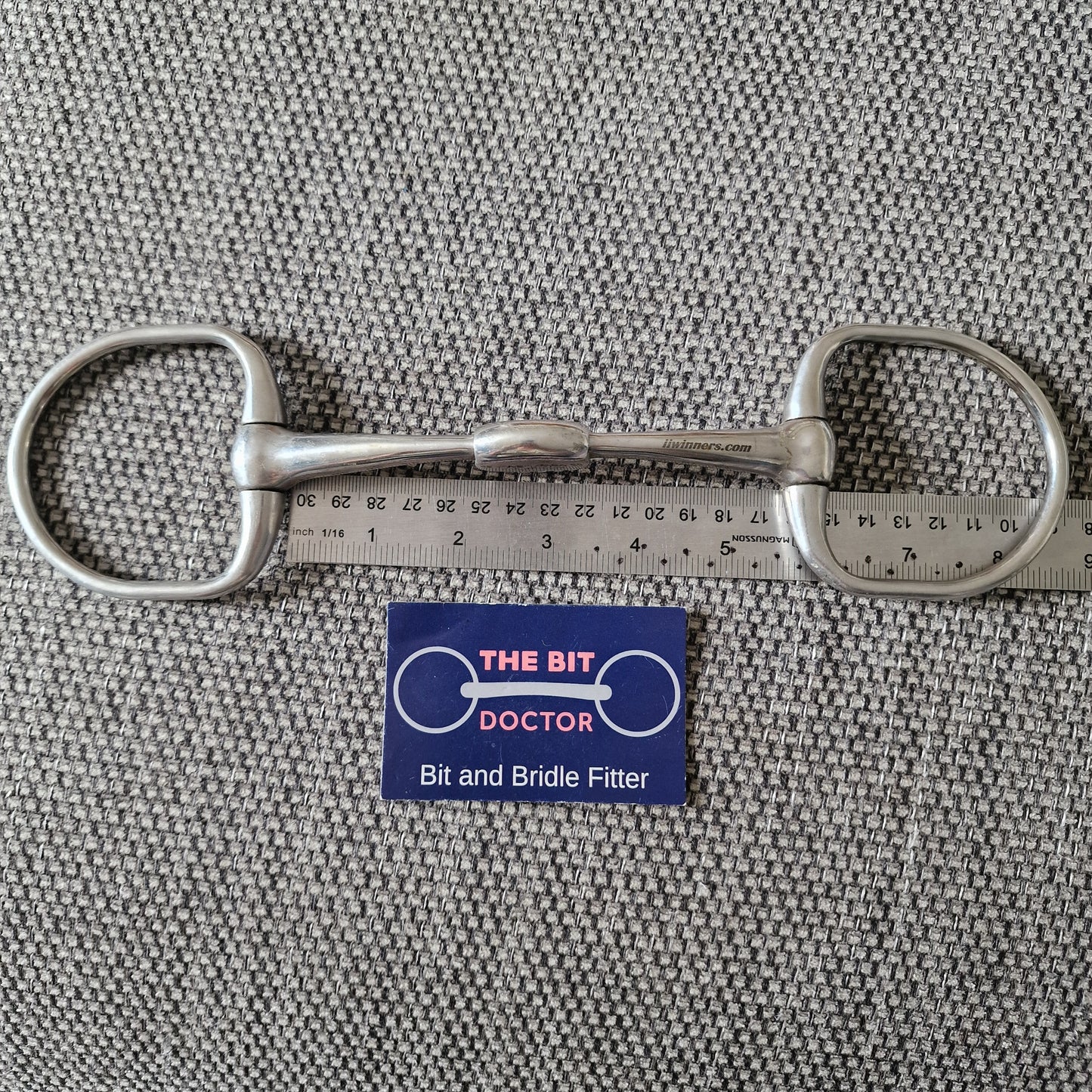 5.5" WTP normal plate d-ring snaffle Bit B1768
