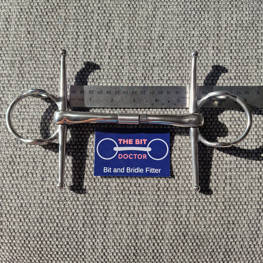 5.25" Custom made mullen barrel nelson gag bit B1246