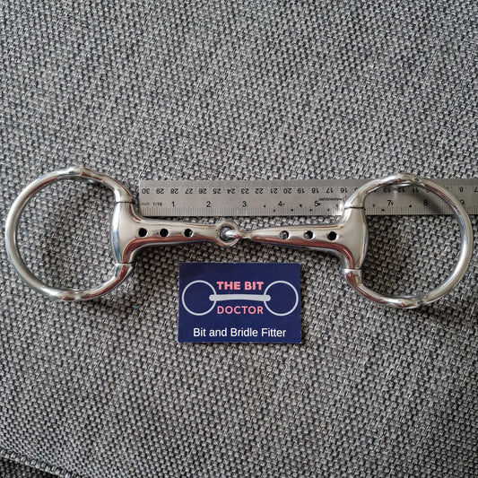 5.5" TBD Custom made jointed flute windsucker cheltenham gag bit B78