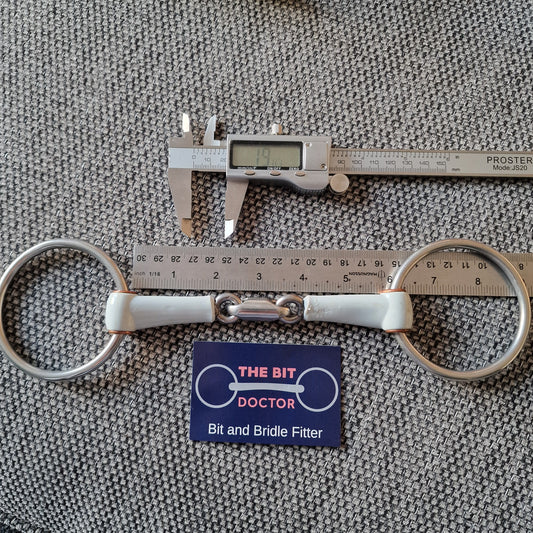 5.75" Beris loose ring lozenge Snaffle bit B753