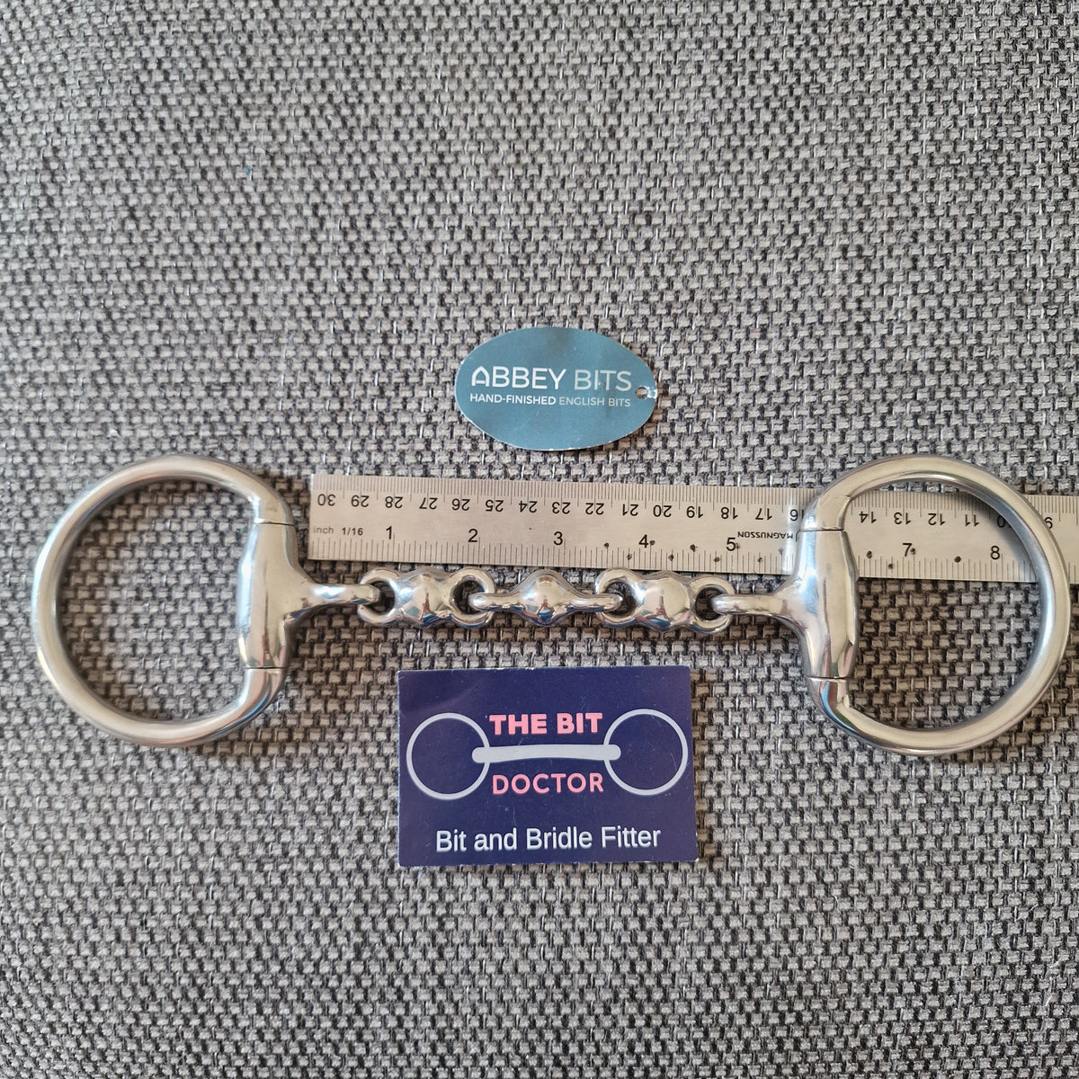 5.5" new abbey custom waterford eggbutt snaffle Bit B1501