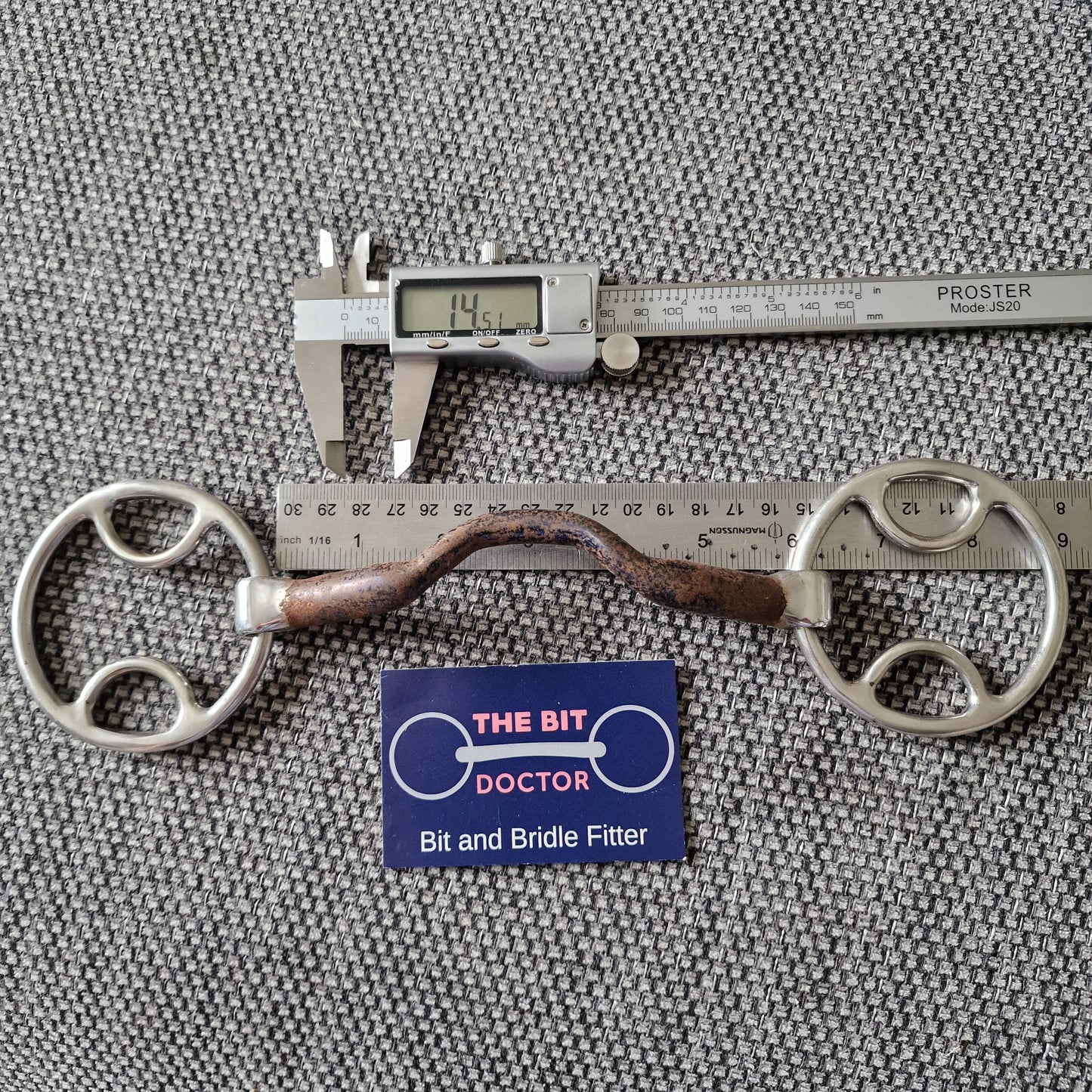 5.75" Expert bits Blu Sweet iron ported bevel Bit B325