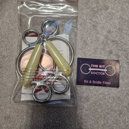 5" happy mouth jointed universal gag Bit New B1680