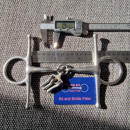 5" full cheek breaking snaffle Bit B1550
