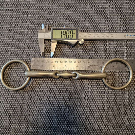 5.75" sprenger KK lozenge loose ring bradoon snaffle Bit B1322