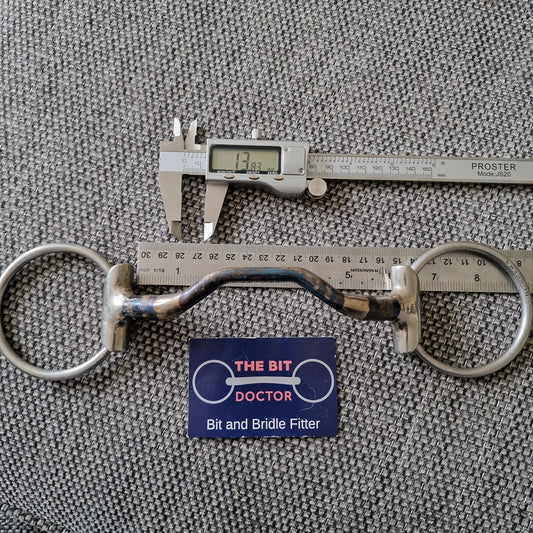 5.75" 145mm bombers happy tongue sleeved loose ring snaffle bit B1203