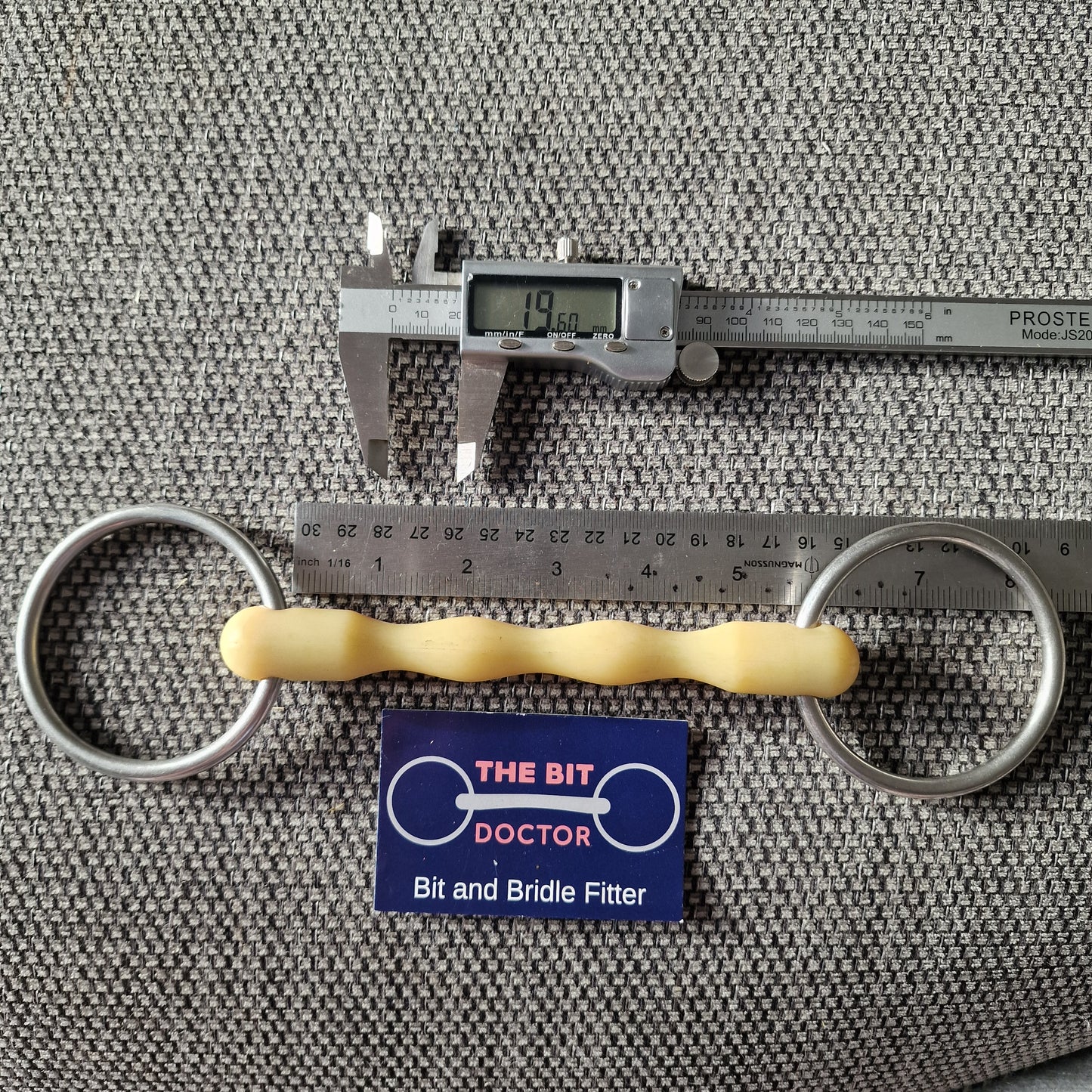 5.5" happy mouth loose ring mullen snaffle bit B315