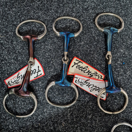 Clearance New hollow sweet iron jointed eggbutt snaffle bit
