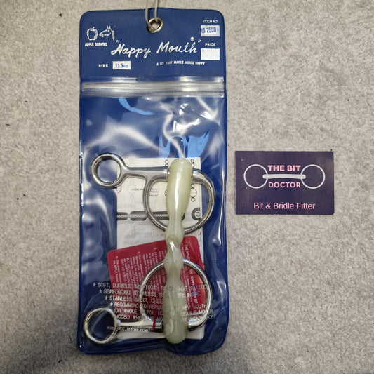 4.5" happy mouth hanging cheek mullen snaffle Bit New B1652