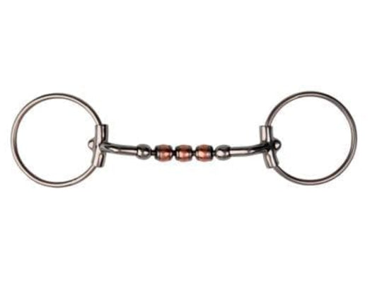 Metalab Pessoa Magic System  waterford / copper roller loose ring snaffle
