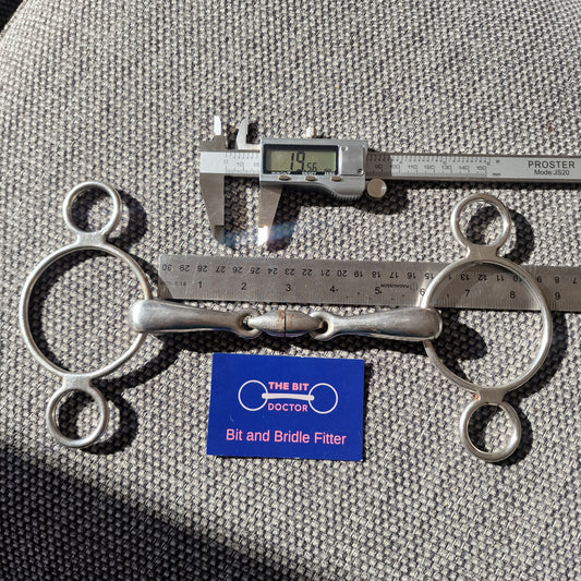 5.75" centre revolver lozenge 2.5 ring gag Bit B1471