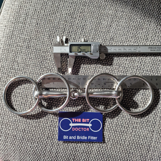 5.5" custom made jointed wilson snaffle bit B1097