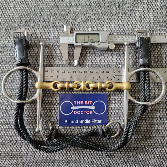 5.5" Neue Schule waterford nelson gag bit B953