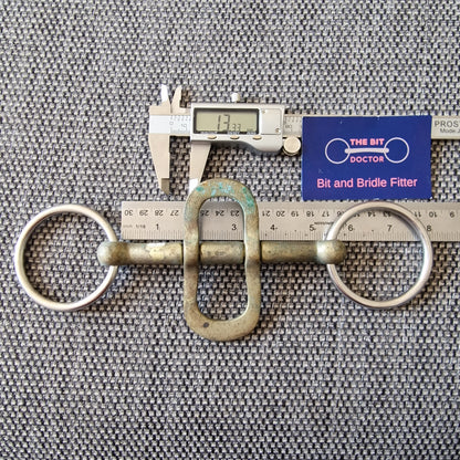 5.25" sprenger mullen tongue spinner loose ring snaffle Bit B1573