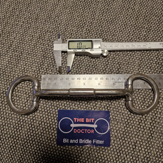 5.5" horsemanship saddery comfy mullen barrel eggbutt snaffle Bit B1313
