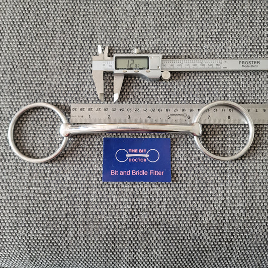 6" mullen loose ring snaffle Bit B1594